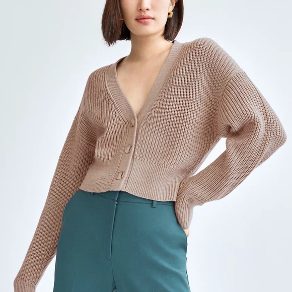 Aritzia Sweaters - Aritzia Babaton Canberra Cardigan in Heathered Oat Beige